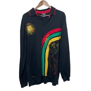 Bare Fox Denim Rasa Lion Mens Long Sleeve Sweater Size XL